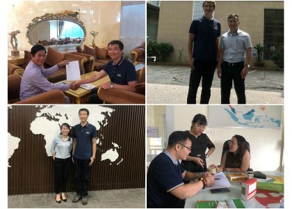 Had meetings with clients in Vietnam