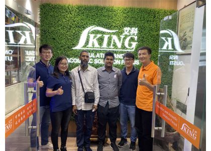 Bengal customers come to visit our company to discuss cooperation projects