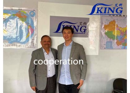 Warmly welcome big Indian customers to visit our company！！！