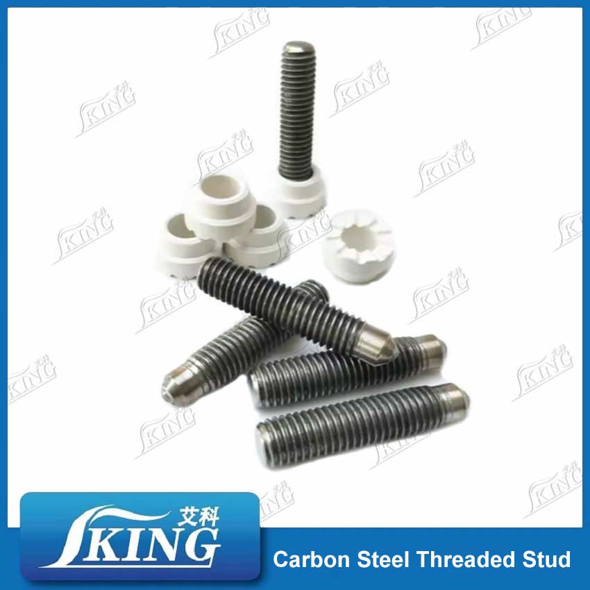 IKING Carbon Steel Threaded Welding Stud for Sheet Metal Industry